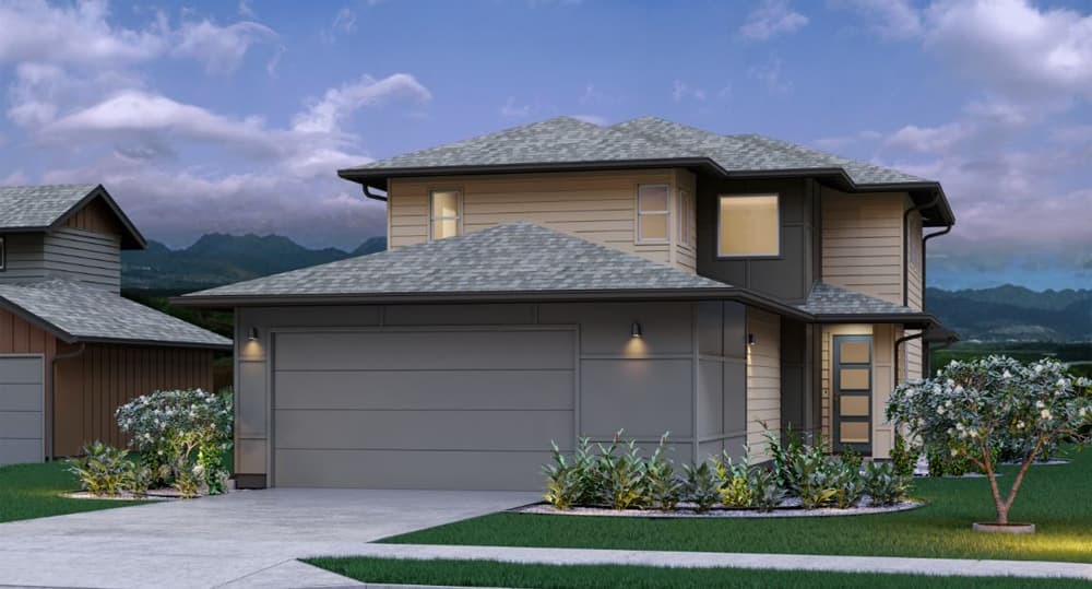 PLAN 23 | 2,397 sqft | 2 Story | 4 Beds | 3.5 Bath | 2 Car Garage