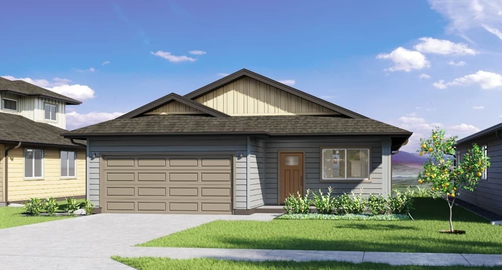 Canoe (Floor Plan 2) - 1,219 sqft. | 3 bd | 2 ba