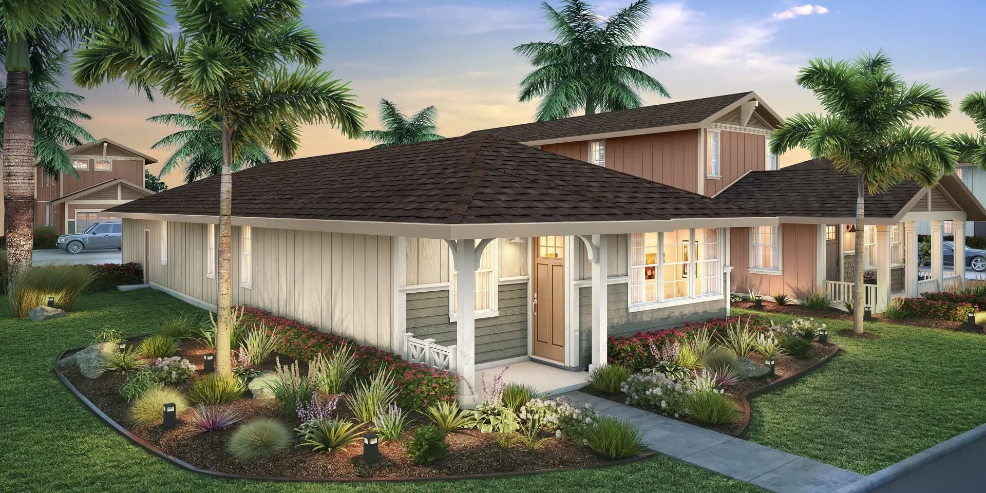 Cottages at Ali’i Drive's Plan 1 (Kamoali‘i)