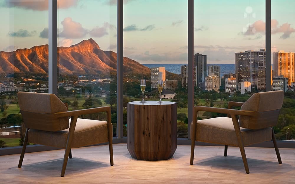 Amazing views of Diamond Head.