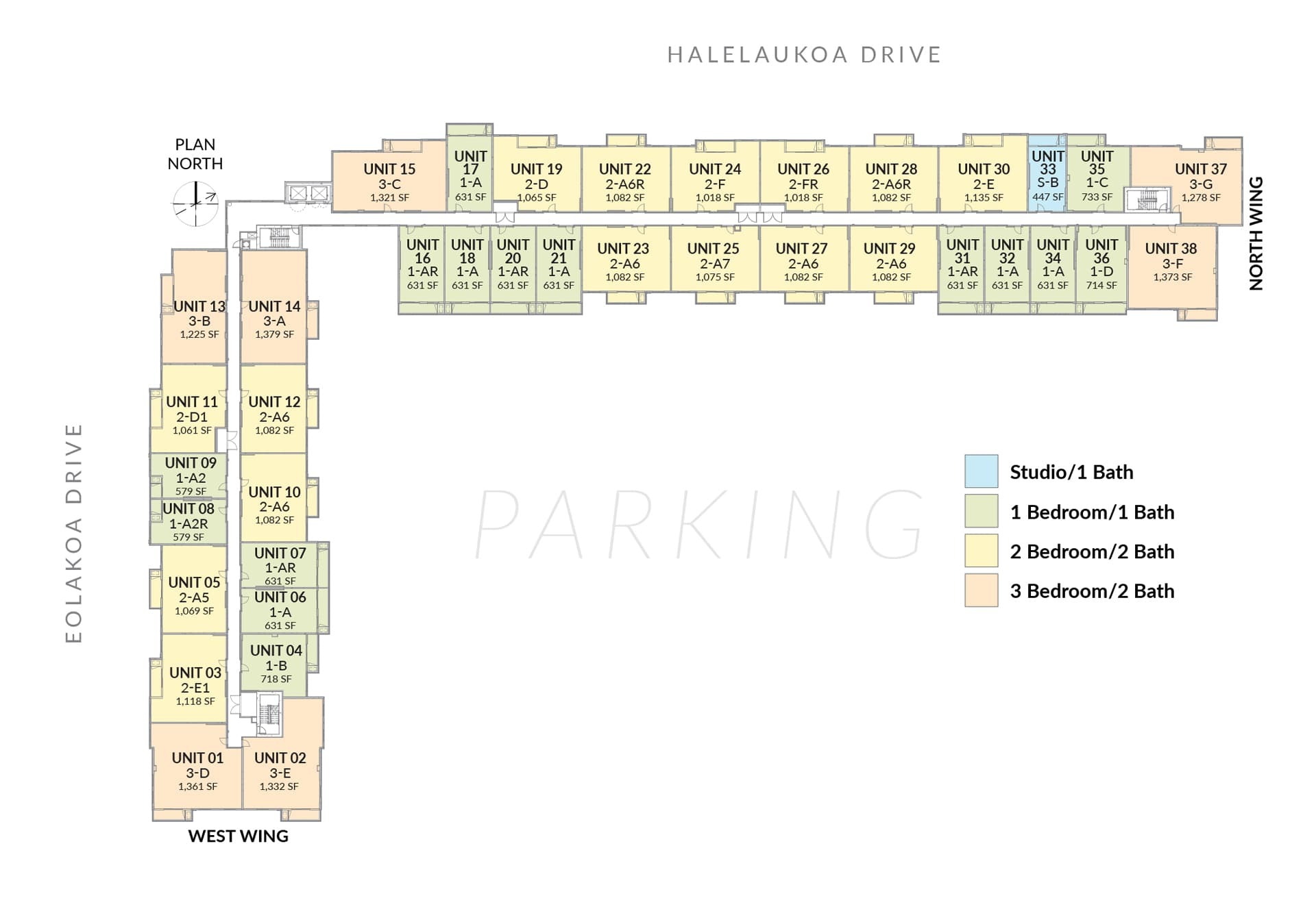 Malu Koa West - Floor plate