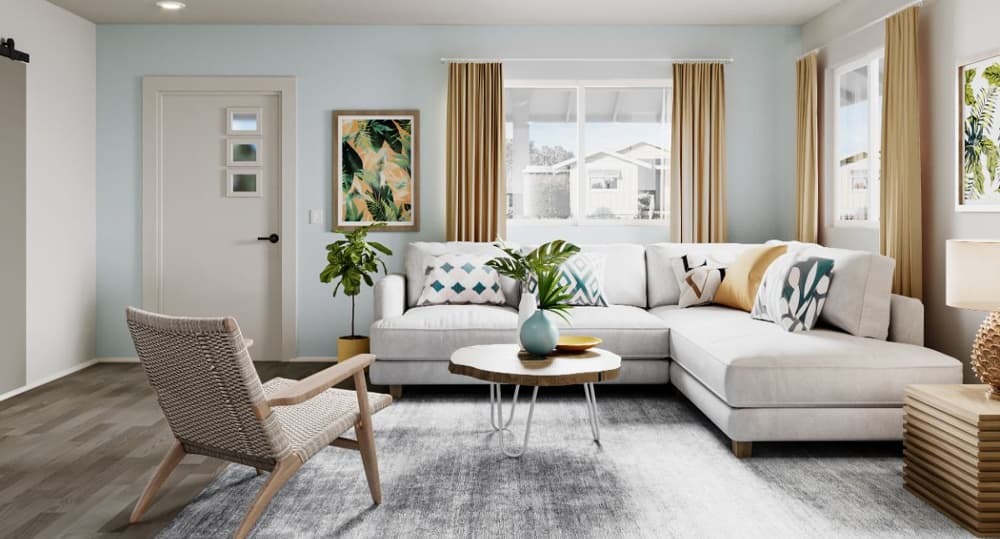 Living Area in Plan 3A.