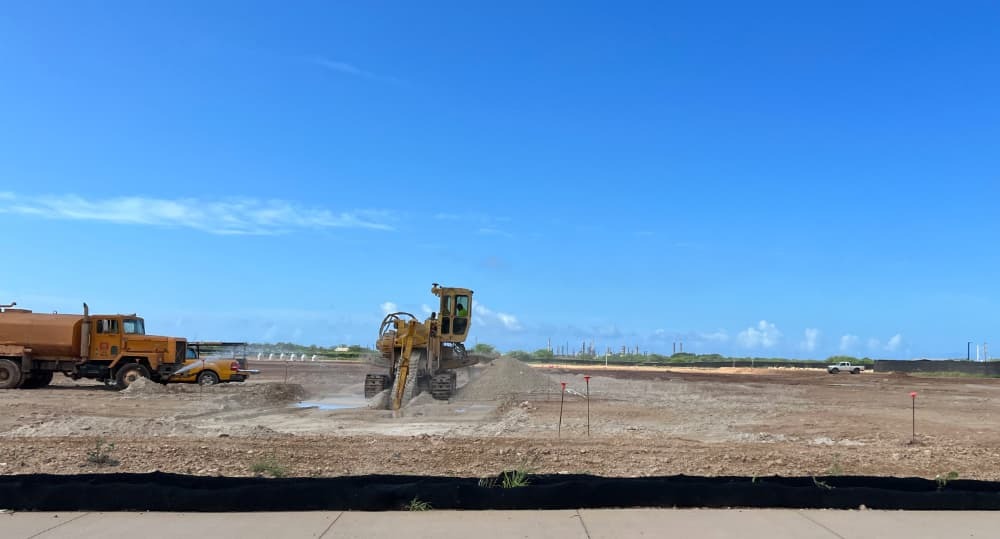Site development for Kaulu in Kalaeloa.