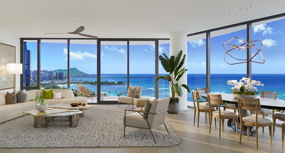 Example of a living room at Launiu (Residence 00)