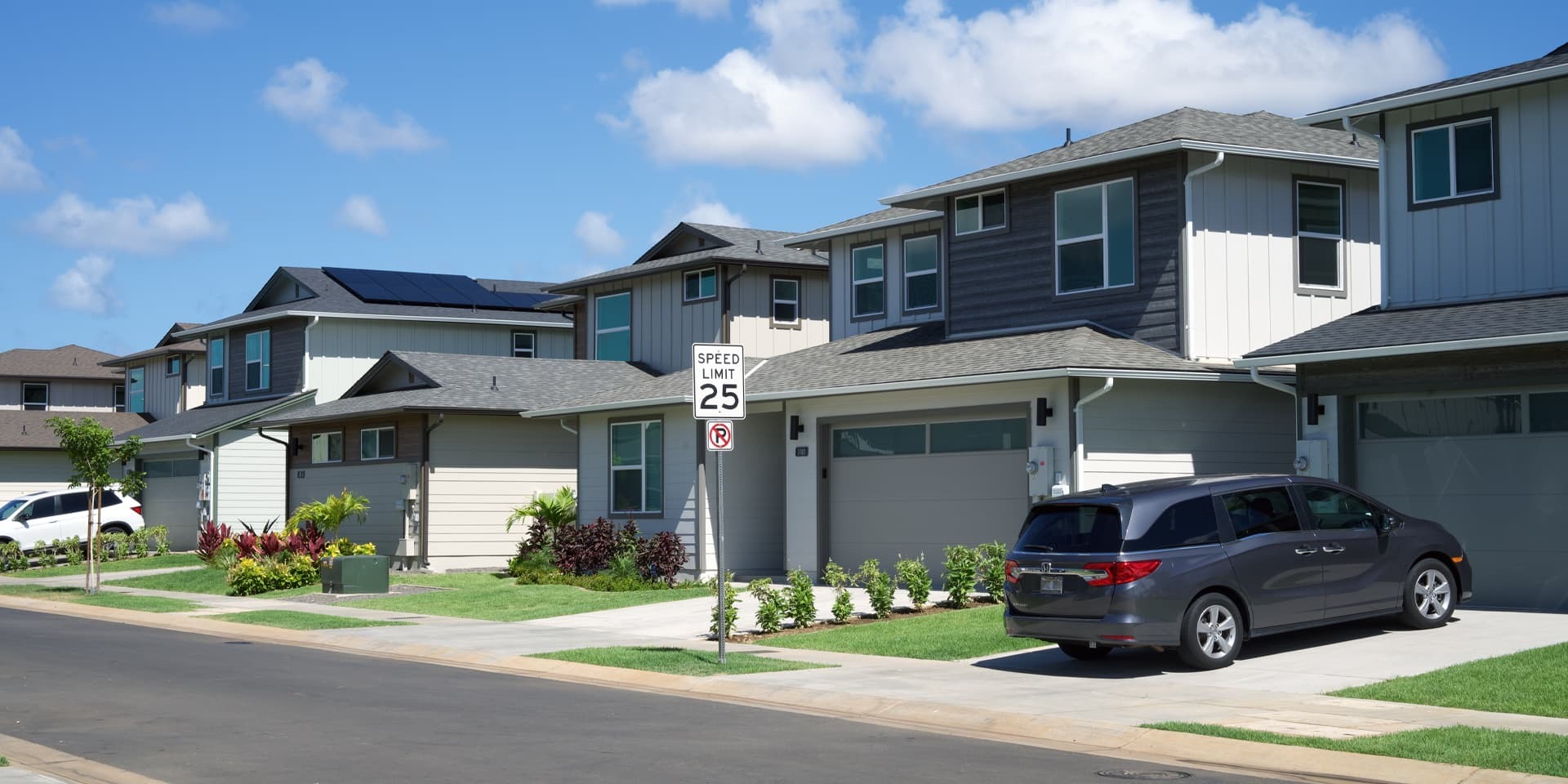 Completed homes at Makamae.
