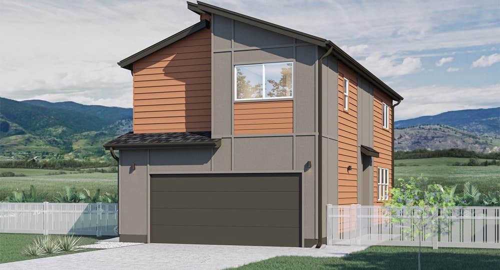 ’Ohi Plan - 1,148 sq. ft., 2 Story, 3 Bedroom, 2 Bathrooms