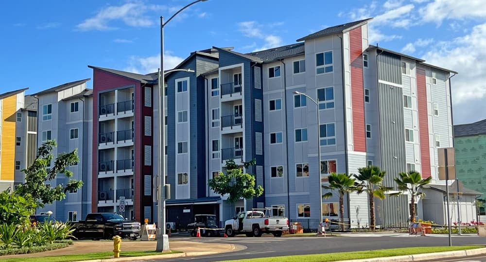 Construction of Building #5 is near completion. Model units will be available in this building.