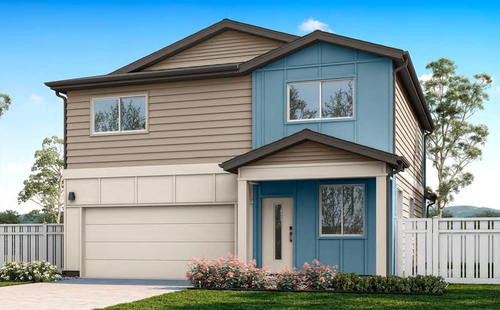 Koloa Home Plan has a downstairs bedroom, great for generational living