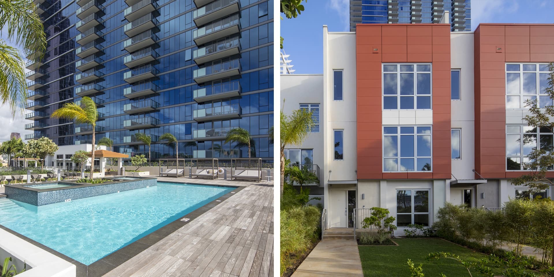 The pool on the 7th floor.