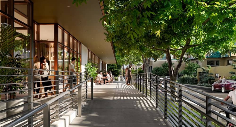 The backside of Ulana on Pohukaina St.