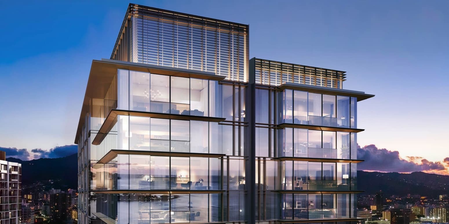 A glimpse at Victoria Place's penthouses.