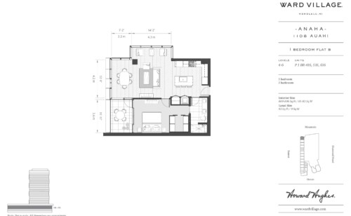 1 bedroom Flat B